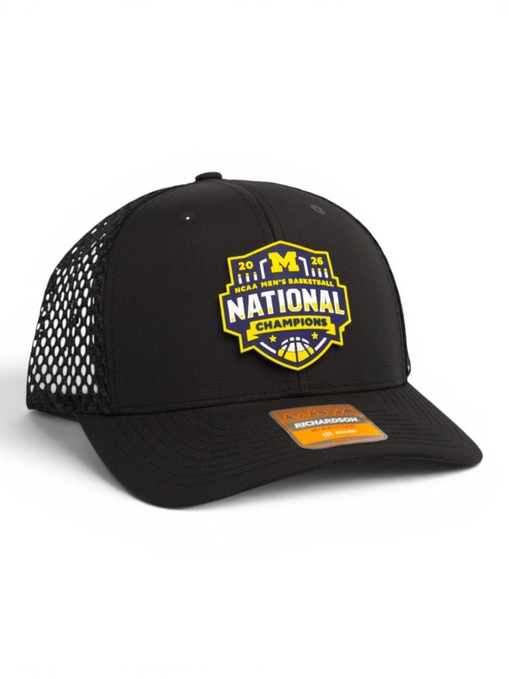Michigan Wolverines 2026 Basketball National Champions 3D Trucker Hat